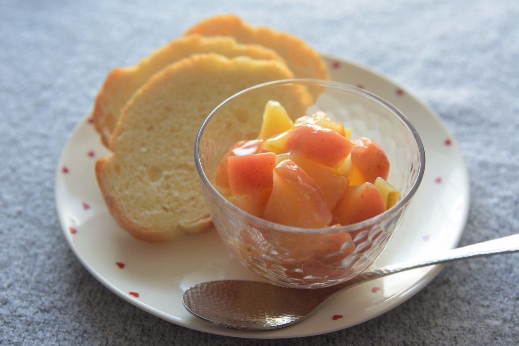 【ぱんのおかず】りんごの葛煮